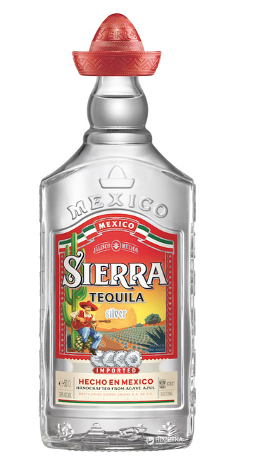 Текіла Sierra Silver 38% 0.5 л